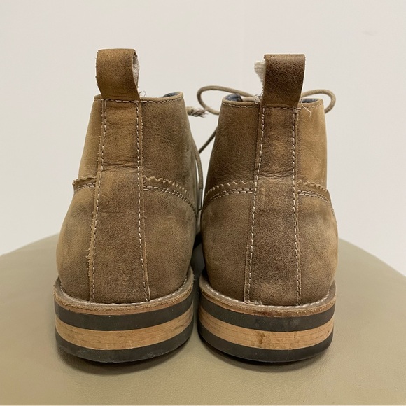 ORIGINAL PENGUIN MONTY LEATHER CHUKKA BOOTS SZ 8.5 MENS